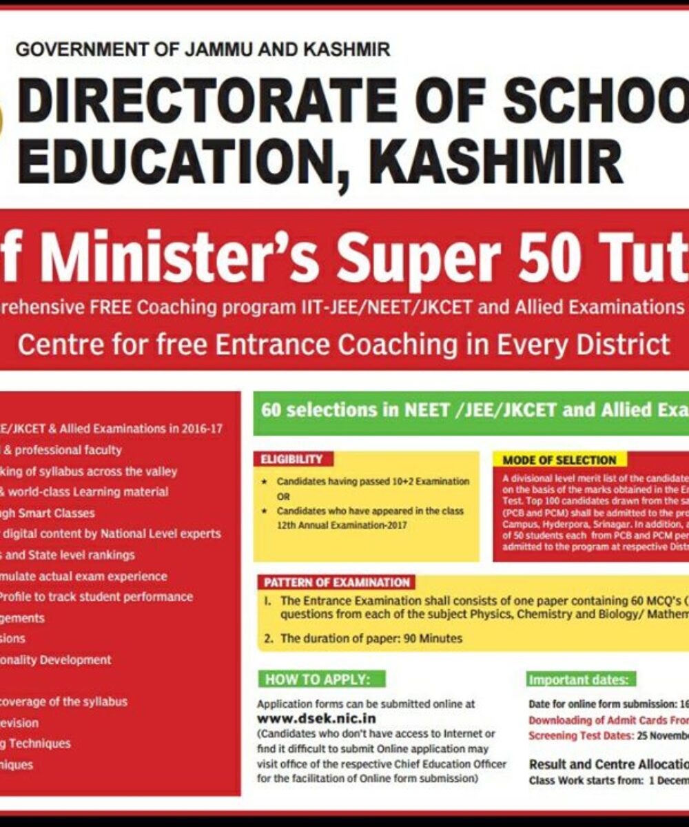 CM’s Super-50 Free Tutorial Is Good Initiative But….!